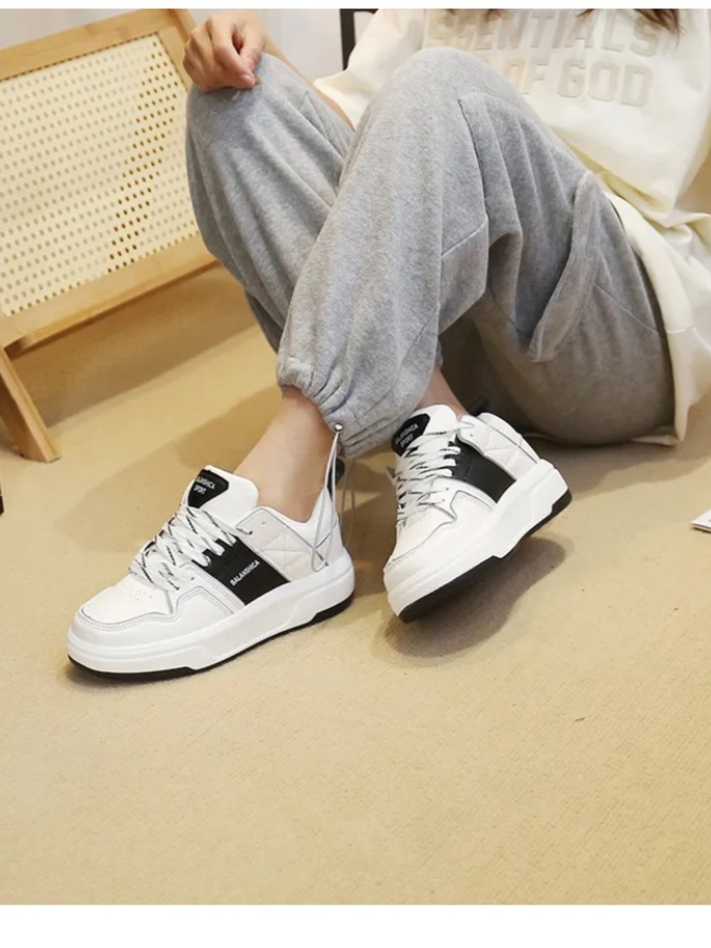BeauToday Chunky Waffle Shoes for Women